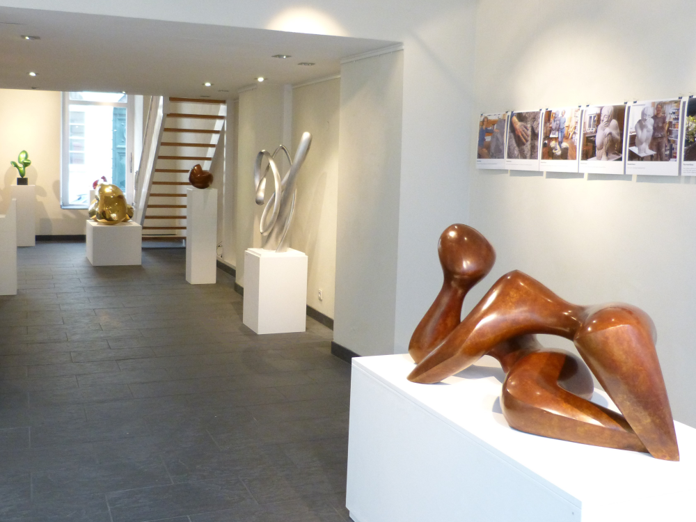 Bronze Skulpturen in der Mainzer Kunst Galerie 2023